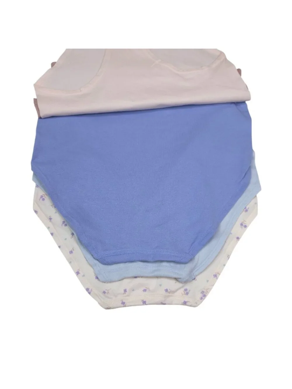 Laura Ashley Womens 5-Pack High-Waist Briefs Size 1X Soft Nylon Spandex